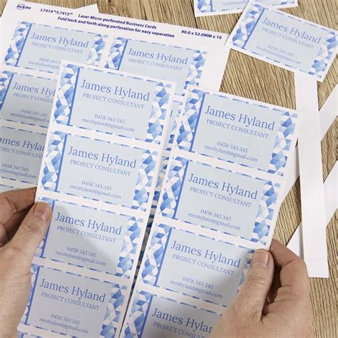 Create your own business cards without design skills ⏩ crello business card maker completely free choose professional business card templates. Avery Quick & Clean Business Cards 200gsm White 25 Sheets ...