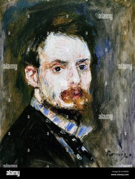 Self Portrait By Pierre Auguste Renoir 1875 Stock Photo Alamy