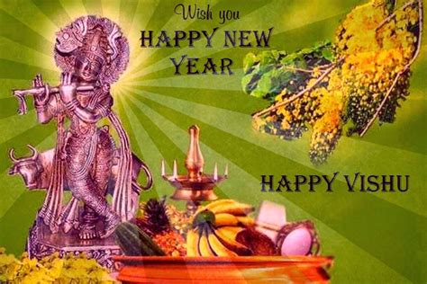 Happy Tamil New Year Vishu Greetings Images Festival Chaska