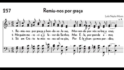 Chordify is your #1 platform for chords. Hino 257 - Hinário 5 CCB - Remiu-nos por graça (cantado em ...