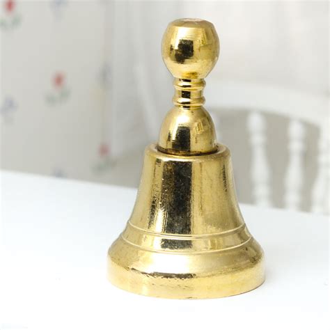 Miniature Brass Handbell Table Decor Home Decor Factory Direct Craft