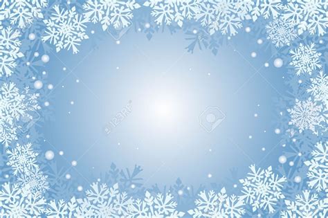 Blue Christmas Card Background With Snowflakes Royalty Free