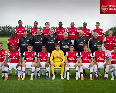 Arsenal Under 18 Squad Arsenal 2012 13 Season Wallpaper Preview