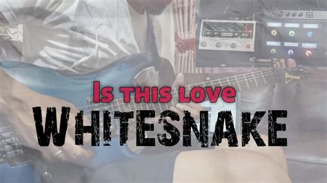 Is This Love Whitesnake Guitar Solo Cover Youtube