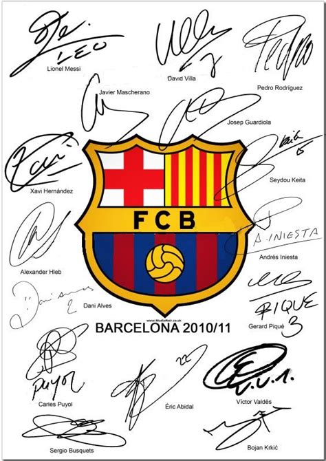 Firmas | Fútbol Club Barcelona | Fútbol de barcelona, Fc barcelona ...