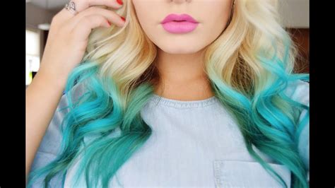 How To Mermaid Hair Color Diy Youtube