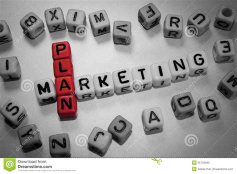 Marketing Plan Stock Image Image Of Background Concepts 55734593