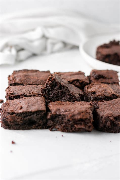 Fudgy Dark Chocolate Brownies Ginger Snaps Baking Affairs
