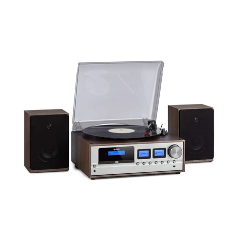 Buy Auna Oxford Retro Stereo System Dab Fm Radio Tuner 2