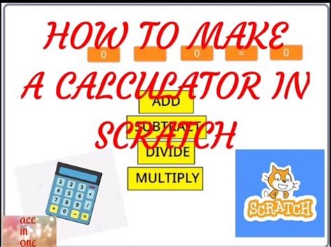How To Make A Calculator In Scratch Best Tutorial On YouTube All In One YouTube