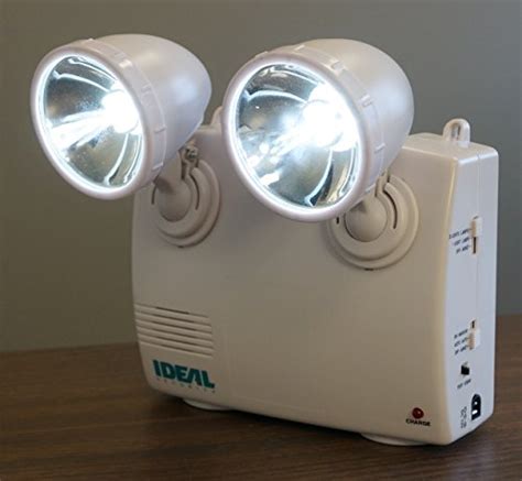 Ideal Security Battery Operated Emergency Light With Two Heads White