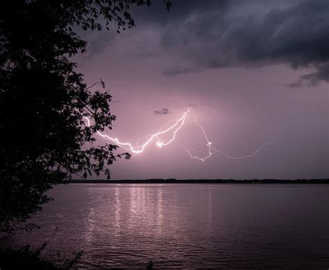 Lightning Over Elk Lake Mi Photograph By Dean Ginther Fine Art America