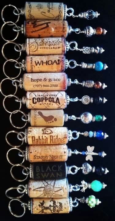 Floating Keychain For The Boat Keys Wine Cork Crafts