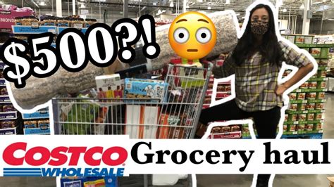 New Massive Costco Grocery Haul With Prices Costo Shop With Me