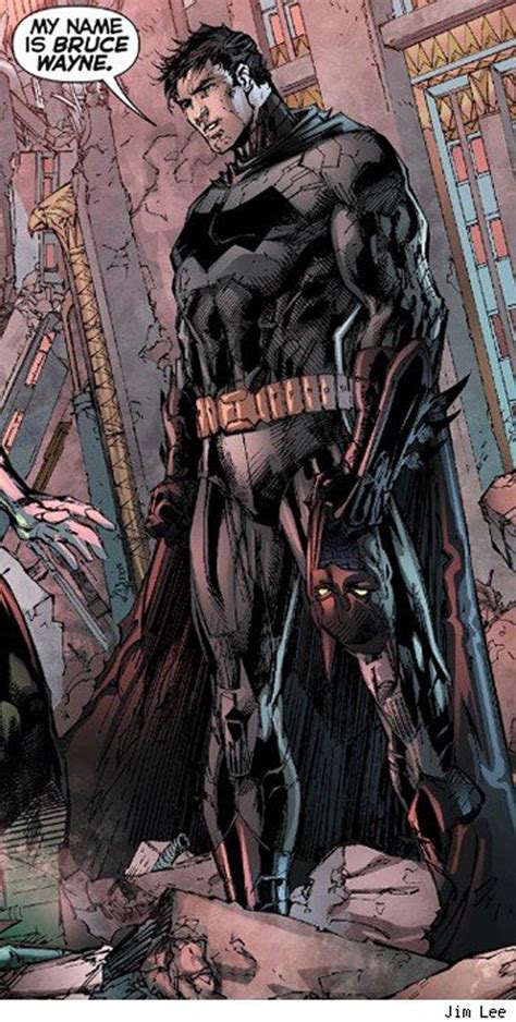 Bruce Wayne Is Batman Batman Batman Comics Jim Lee Batman