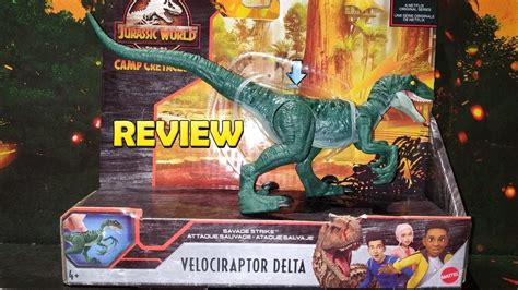 Jurassic World Savage Strike Velociraptor Delta Review Youtube