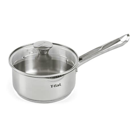 T Fal Cook And Strain Stainless Steel Cookware Sauce Pan With Lid 15