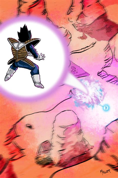 Fanart Alternate View Of Goku Vs Vegetas Kamehameha Vs Galick Gun