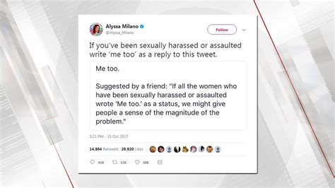 Me Too Trend On Social Media Raises Awareness About Sexual Assault