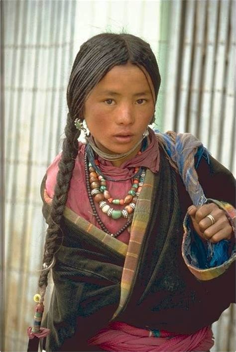 Mujer Del Tibet Beautiful People Beautiful Women Costume Ethnique