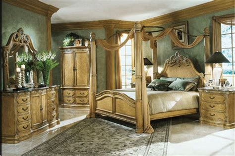 Michael amini tuscano traditional luxury bedroom set. Details about Michael Amini Signature Designer La ...