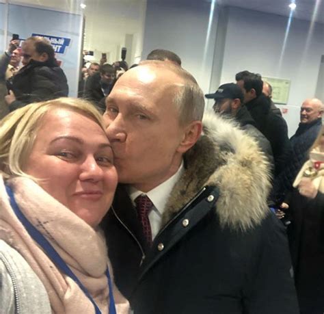 Pucker Up Vladimir Putin Kisses Female Supporter On The Campaign Trail