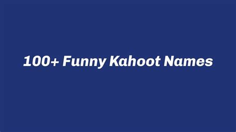 100 Funny Kahoot Names Cool And Innapropriate The Cute Gamer