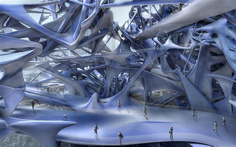 Algorithmic Architecture Inhabitable Bridge In Tokyo Evolo