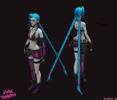 Jinx The Loose Cannon Tits Wip Page Polycount