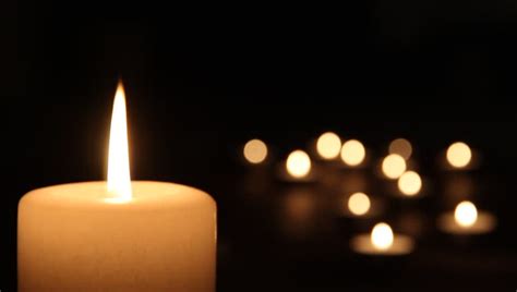 Make sure you draw the candle shape on a separate layer and not on the layer with the background color. Burning Candles in the Dark Stock Footage Video (100% ...