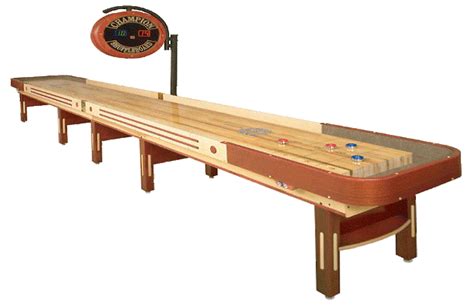 Champion 16 Or 18 Grand Champion Limited Edition Shuffleboard Table