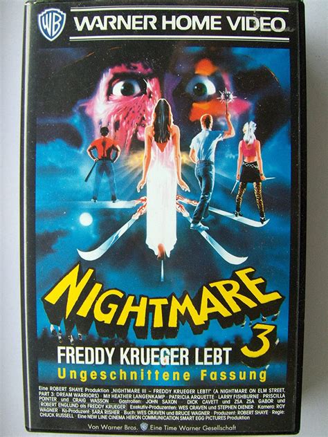 Nightmare On Elm Street Freddy Krueger Lebt Vhs Chuck Russell