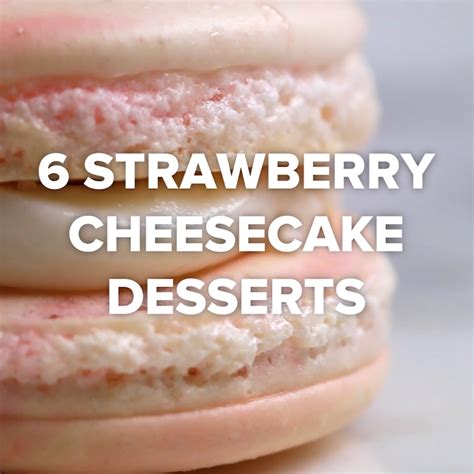 Transfer cheesecake to a baking pan with a wire rack. 6 Strawberry Cheesecake Desserts | Dessert recipes, Cheesecake desserts, Desserts