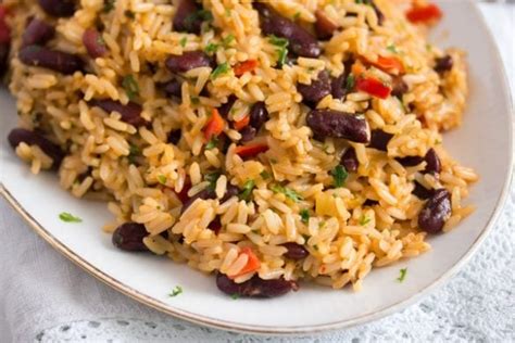 Jamaican Rice And Peas Recipe Easy Red Beans And Rice Its All