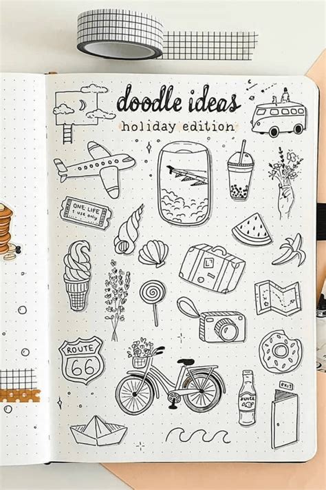 Creative Summer Bullet Journal Doodles To Try