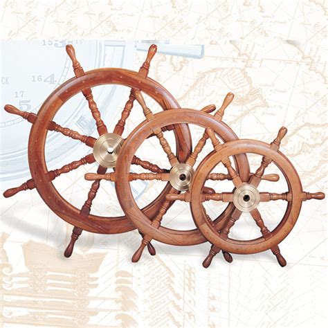 Deluxe Class Nautical Wood Ship Wheels