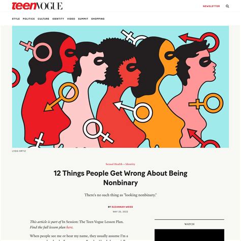 12 Things People Get Wrong About Being Nonbinary Teen Vogue — Arena