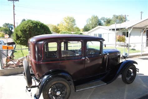 1930 Ford Model A 4 Door Town Sedan Professionally Restored And