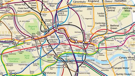 Every Twist And Turn Of Every Tube Line Revealed In A Geographically