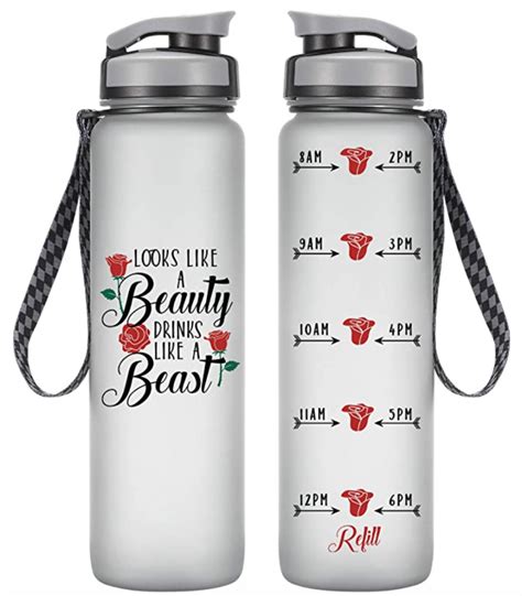 Liter Motivational Tracking Water Bottle With Time Marker Looks Like A