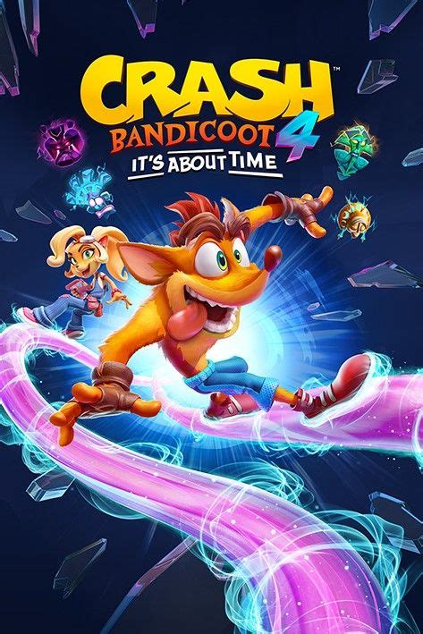 Crash Bandicoot 4 Ride Maxi Poster In 2021 Crash Bandicoot Bandicoot