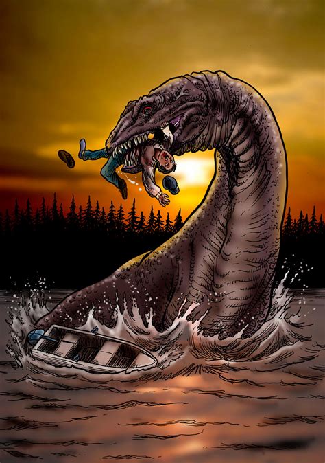 The Crater Lake Monster By Loneanimator On Deviantart