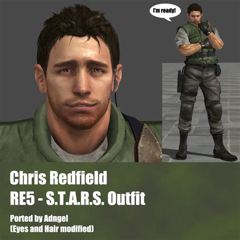 Chris Redfield Re5 Stars Outfit By Adngel On Deviantart