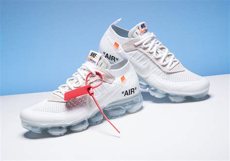 Detail Sepatu Off White X Nike Air Vapormax White 2018 Snobkultur