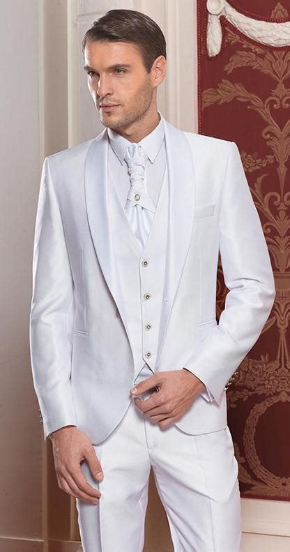 2017 Latest Coat Pant Designs Italian White Satin Men Suit Prom Jacket