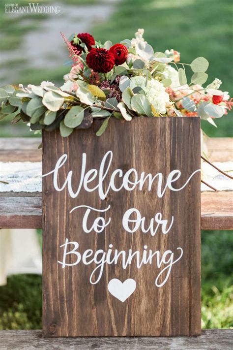 20 Greenery Rustic Wooden Welcome Wedding Signs Page 2
