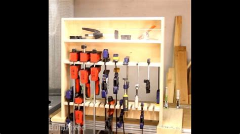 Wall Mounted Clamp Rack Storage Build Quick Version YouTube