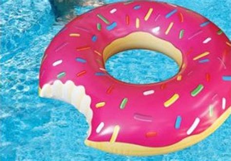 gigantic donut pool float