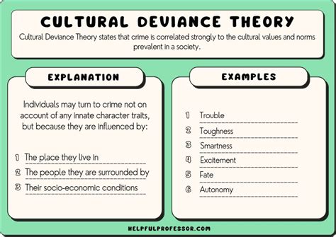 Cultural Deviance Theory Definition Examples Pros And Cons