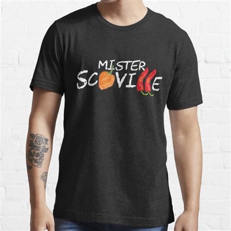 Mister Scoville Chili Fan T Shirt Design T Shirt For Sale By